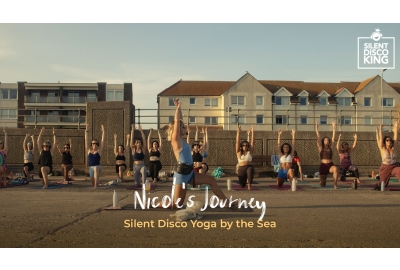 Nicole's Journey: Silent Disco Yoga by the Sea