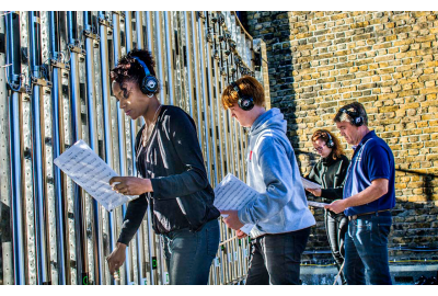 Silent disco musical gates