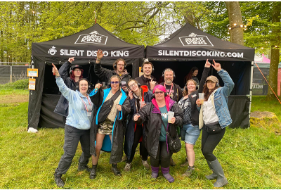 Silent Disco King at Teddy Rocks