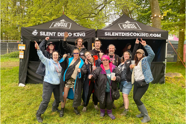 Silent Disco King at Teddy Rocks