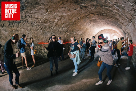 Silent Disco in a Medieval Wine Cellar with Music in the City